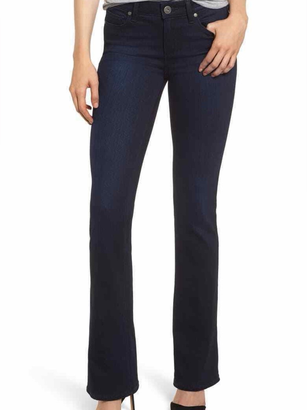 PAIGE Dark wash Manhattan Jeans Size 28